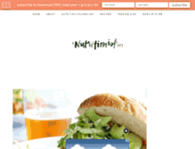Tablet Screenshot of anutritionisteats.com